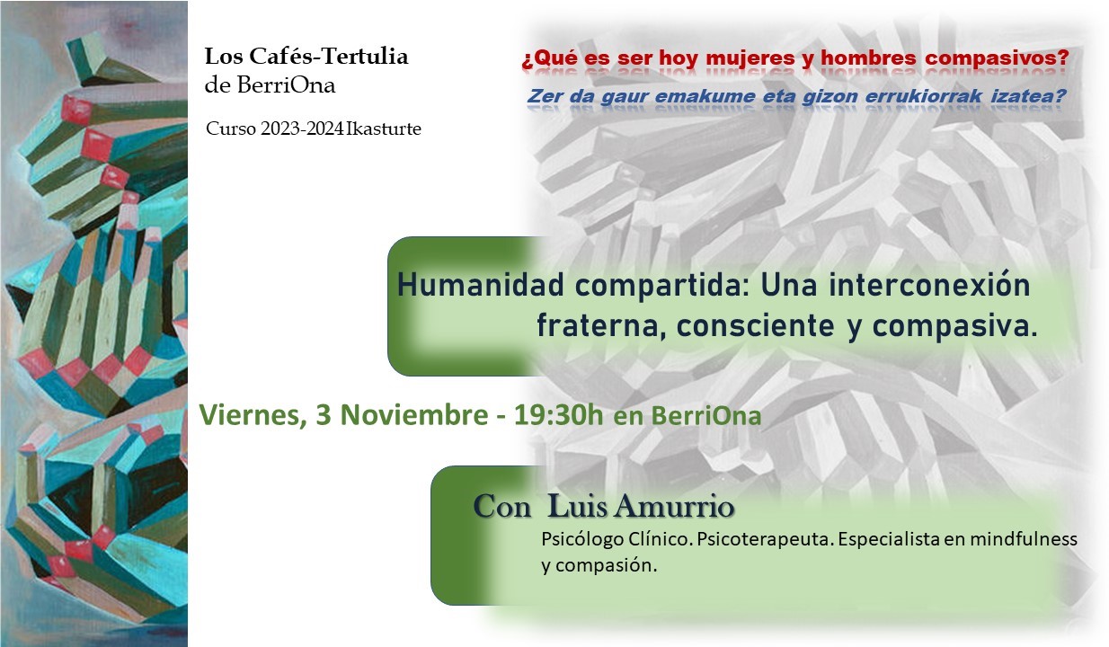 imagen Humanidad compartida. Cafétertulia 3Nov